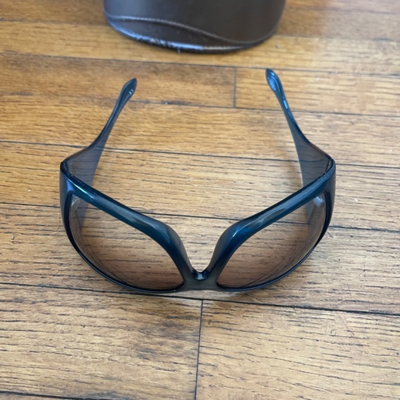 Y2K ICONIC GUCCI Vintage Sunglasses Teal  Oversize Wrap GG2961/S - Picture 6 of 11